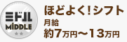 ミドル　ほどよく！月給約7万円～13万円～のアルバイト情報